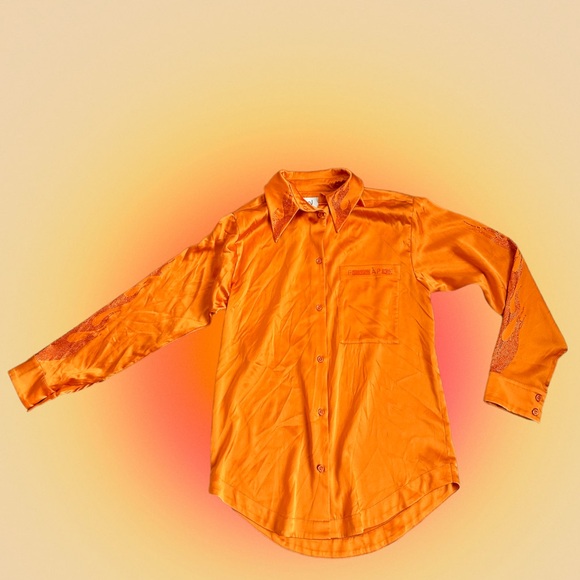 FillesApapa Orange Silk Set - Picture 2 of 6